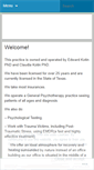 Mobile Screenshot of kotinpsychology.com