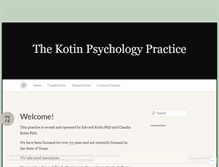 Tablet Screenshot of kotinpsychology.com